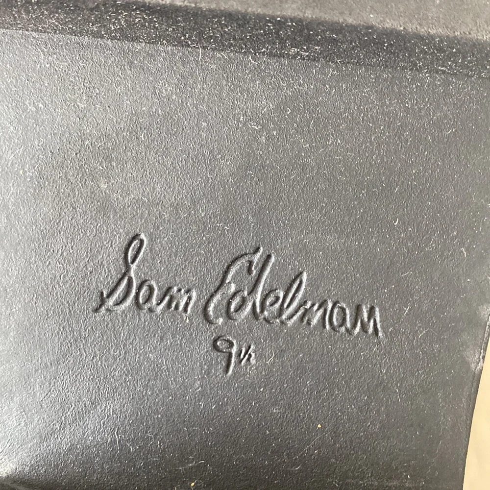 Sam Edelman NEW Lug Sole Suede Chelsea Camel Boot Sz 9 1/2 Gorgeous Boot!!! - Picture 5 of 14